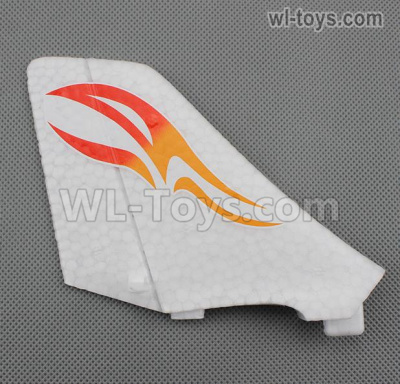 Wltoys F959 Verticall tail wing,F959-04. Orange Color. Verticall Balance empennage. Wltoys F959 Sky King RC Plane Parts Accessories