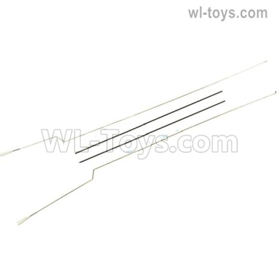 Wltoys F959 F959-08 Steel Wire set,Adjustable head carbon fiber rods. Total 4pcs. Wltoys F959 Sky King RC Plane Parts Accessories