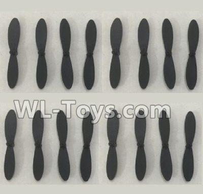 XK A100 J11 Propellers,Main rotor blades(16pcs)-A100.0005 Parts,XK A100-SU27 J11 RC Plane Parts