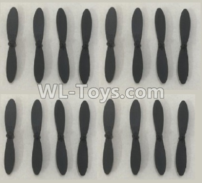 XK A110 Propellers,Main rotor blades(16pcs)-A110.0005,XK A110 Predator RC AirPlane Spare Parts Accessories,XK A110 RC Fixed Wing Plane Parts
