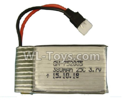 XK A110 Battery parts- A110.0011,Official Battery-3.7v 380mah 25C(1pcs),XK A110 Predator RC AirPlane Spare Parts Accessories,XK A110 RC Fixed Wing Plane Parts