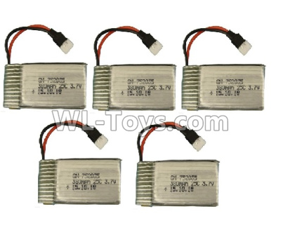XK A110 Official Battery-3.7v 380mah 25C(5pcs)-A110.0011,XK A110 Predator RC AirPlane Spare Parts Accessories,XK A110 RC Fixed Wing Plane Parts