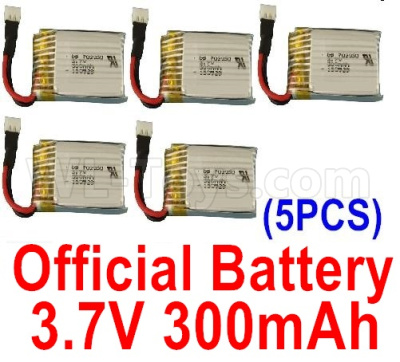 Wltoys XK A150 Parts-Battery Parts-Official 3.7V 300mah Battery(5pcs)-A100.0011,Wl Toys XK A150 RC Plane Drone Parts,Boeing 747 RC Plane Parts,Boyin B747