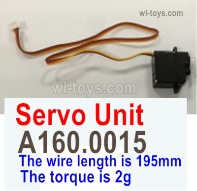 Wltoys XK A170 Parts Servo unit.A160.0015.The torque is 2g.The wire length is 195mm.Wltoys XK A170 Boeing 747 RC Plane Toy Accessories.