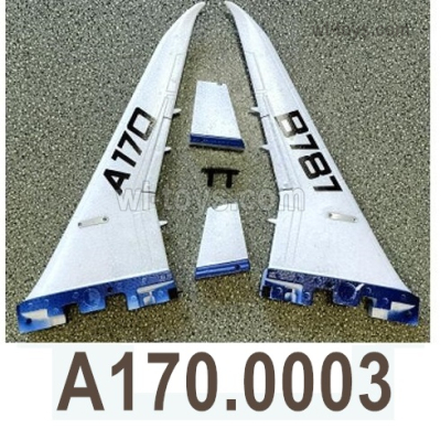 Wltoys XK A170 Parts Left and Right Main wing foam unit.A170.0003.Wltoys XK A170 Boeing 747 RC Plane Toy Accessories.