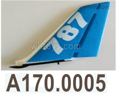 Wltoys XK A170 Parts Verticall Tail wing group.A170.0005.Wltoys XK A170 Boeing 747 RC Plane Toy Accessories.