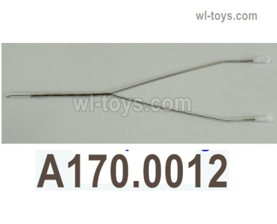 Wltoys XK A170 Parts Elevator wire set. A170.0012.This upgraded steel wire group is composed of 2 steel wires with a size of φ1X238mm welded together. A flexible joint is installed at both ends.Wltoys XK A170 Boeing 747 RC Plane Toy Accessories.