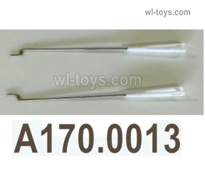 Wltoys XK A170 Parts Aileron wire set. A170.0013.The length of the steel wire is φ0.8*33mm. The other end is equipped with a flexible jointWltoys XK A170 Boeing 747 RC Plane Toy Accessories.