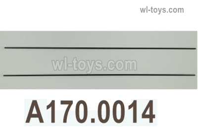 Wltoys XK A170 Parts Wing reinforced square bar set.A170.0014,The size is 1.4*1.4*249mm.Total 2pcs.Wltoys XK A170 Boeing 747 RC Plane Toy Accessories.