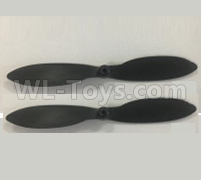 Wltoys XK A180 Propellers, Main Rotor Blades, Total 2pcs. A180.0007, Spare Parts Accessories for the XK A180 RC Plane, XK A180 Raptor Plane Parts.