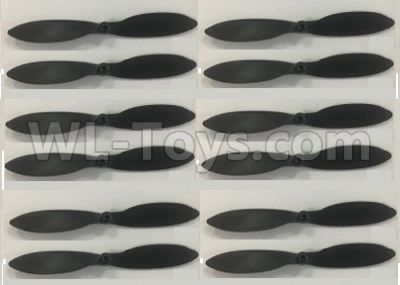 Wltoys XK A180 Propellers, Main Rotor Blades, Total 12pcs. A180.0007, Spare Parts Accessories for the XK A180 RC Plane, XK A180 Raptor Plane Parts.