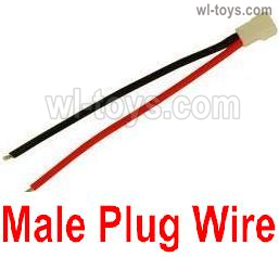Wltoys XK A190 Male Plug Wire for the Battery(1pcs)