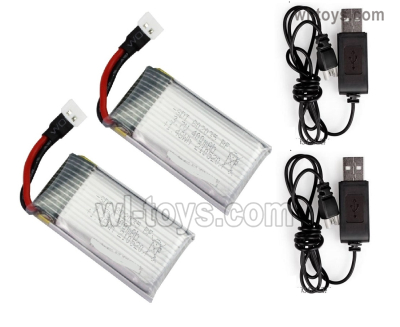 Wltoys XK A210 Parts 2pcs RC Battery Packs + 1pcs USB Charger. The liPO battery is 3.7V 400MAH 20C.Wltech XK A210 T28 RC Plane Toy Plane, RC AirPlane RC Glider
