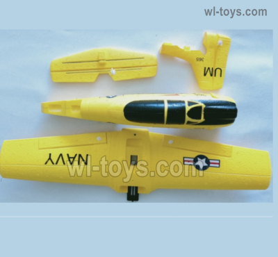 Wltoys XK A210 Parts All Foam Assembly. A210.0001. Include the Fuselage Body,All the Herizontal and Vertical Wings