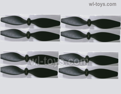 Wltoys XK A210 Parts Propellers,Rotor blades,Total 8pcs.A210.0006.Wltech XK A210 T28 RC Plane Toy Plane, RC AirPlane RC Glider