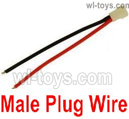 Wltoys XK A210 Parts Male Plug Wire for the Battery.Total 1pcs.Wltech XK A210 T28 RC Plane Toy Plane, RC AirPlane RC Glider