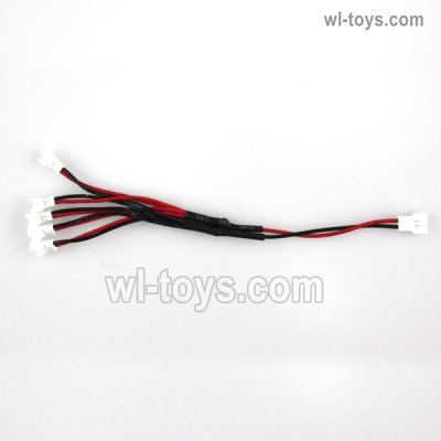 Wltoys XK A210 Parts Upgrade 1-to-5 Plug wire with the Small White-to-White Plug).Wltech XK A210 T28 RC Plane Toy Plane, RC AirPlane RC Glider