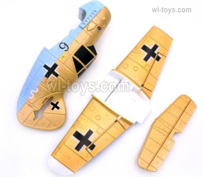 Wltoys XK A250 Parts All Foam Assembly. A250.0001. Include the Fuselage Body,All the Herizontal and Vertical Wings
