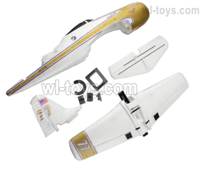 Wltoys XK A260 Parts All Foam Assembly. A260.0001. Include the Fuselage Body,Main wing, the Herizontal and Vertical Wings.