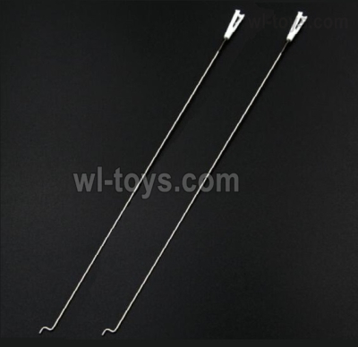 Wltoys XK A260 Parts 260.0007 rise and fall,Directional Steel wire Rod set.2pcs.XK A260 Rare Bear F8F RC Plane Accessories.