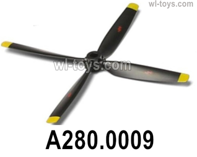 Wltoys XK A280 Parts Propellers,Rotor blade.A280.0009.Total 1pcs.Wltoys XK A280 P-51 MUSTANG RC Plane Toy Plane, RC AirPlane RC Glider Accessories.
