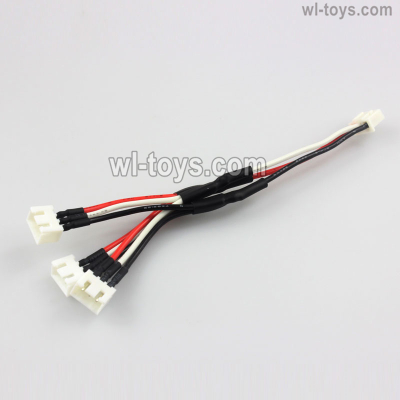 Wltoys XK A280 Parts Upgrade 1-TO-3 Charge wire.Wltoys XK A280 P-51 MUSTANG RC Plane Toy Plane, RC AirPlane RC Glider Accessories.