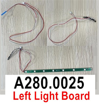 Wltoys XK A280 Parts Left light bar group.A280.0025.Wltoys XK A280 P-51 MUSTANG RC Plane Toy Plane, RC AirPlane RC Glider Accessories.