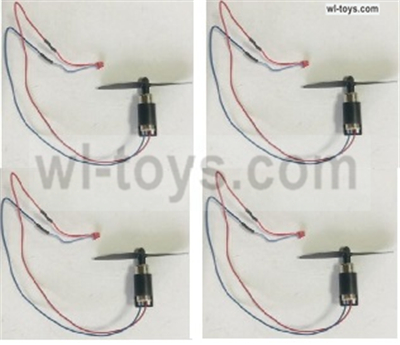 Wltoys XK A290 Parts-Motor with the Propellers.A290.0010.Total 4 set. Wltoys XK A290 F16 Fighter RC Plane Toy Plane, RC AirPlane RC Glider Accessories