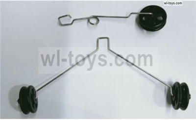 Wltoys XK A290 Parts-Landing skid,Landing gear set.A290.0009. Wltoys XK A290 F16 Fighter RC Plane Toy Plane, RC AirPlane RC Glider Accessories