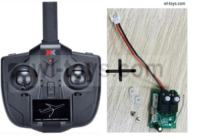 Wltoys XK A290 Parts-Transmitter and Receiver board together.A290.0012 and X4.0018. Wltoys XK A290 F16 Fighter RC Plane Toy Plane, RC AirPlane RC Glider Accessories