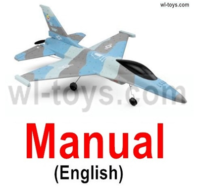 Wltoys XK A290 Parts-Manual Instruction. Wltoys XK A290 F16 Fighter RC Plane Toy Plane, RC AirPlane RC Glider Accessories