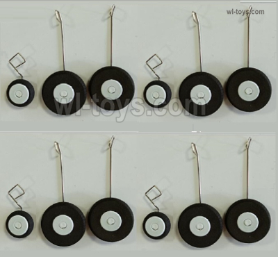 Wltoys XK A500 Parts 4 Set Landing Gear,Landing Skid Group.A500.0008.Wltoys XK A500 Q-F4U Corsair Fighter RC Plane Toy Plane, RC AirPlane RC Glider Accessories.