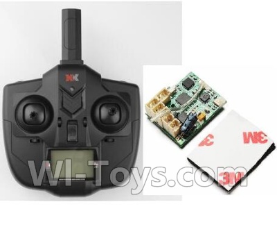 Wltoys XK A600 Transmitter & Circuit board,Wltoys XK A600 RC Plane Parts,XK DHC-2 A600 RC RC Fixed Wing Plane Parts
