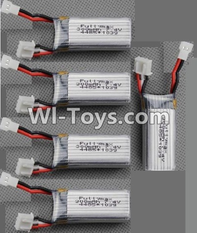 XK A700 Lipo Batteries-Official 7.4v 300mah 20C Battery(5pcs)-XK.2.A700.010,XK A700 Sky Dancer RC Plane Parts Accessories,XK A700 Skydancer RC Fixed Wing Plane Replacement Parts