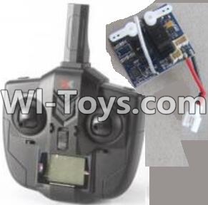 XK A700 Transmitter,Remote control & Circuit board,XK A700 Sky Dancer RC Plane Parts Accessories,XK A700 Skydancer RC Fixed Wing Plane Replacement Parts