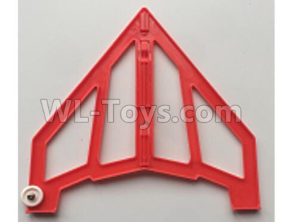 XK X420 Left Verticall Tail Wing Set Red-X420.0004,Wltoys XK X420 simulator Plane Parts