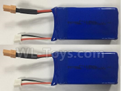 XK X450 Battery Parts-11.1V 1000mAh 20C Battery with XT30 male Plug(2pcs)-X450.0022,XK A450 Parts,XK X450 Vtol Aviator RC Plane Parts