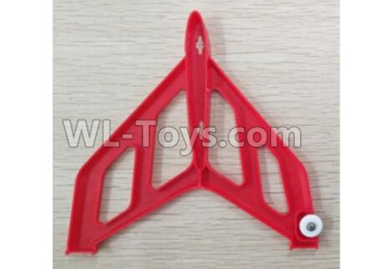 XK X520 Left Verticall Tail Wing Set-Red-X520.0003,XK X520 Vtol Parts,XK X520 RC AirPlane Spare Parts Accessories,XK X520 RC Fixed Wing Plane Parts