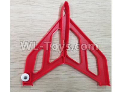 XK X520 Right Verticall Tail Wing Set-Red-X520.0004,XK X520 Vtol Parts,XK X520 RC AirPlane Spare Parts Accessories,XK X520 RC Fixed Wing Plane Parts