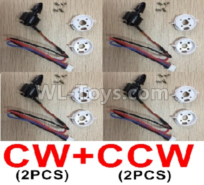 XK X520 Rotaing and Reversing-rotating Brushless motor(4pcs-2X CW and 2X CCW)-X520.0008-01,XK X520 Vtol Parts,XK X520 RC AirPlane Spare Parts Accessories,XK X520 RC Fixed Wing Plane Parts