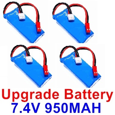 XK X520 Upgrade 7.4V 950mah Battery(4pcs)-Size-65x26x14mm-X520.0013-06 ,XK X520 Vtol Parts,XK X520 RC AirPlane Spare Parts Accessories,XK X520 RC Fixed Wing Plane Parts