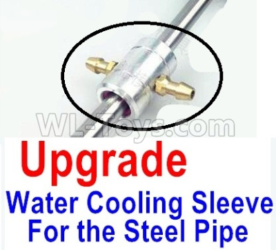 Feilun FT011 Upgrade Water Cooling sleeve for the Steel Pipe-You must buy the Upgrades-Extended Stainless Steel Pipe together to use for your boat,feilun ft011 mods Parts,feilun ft011 tuning Parts