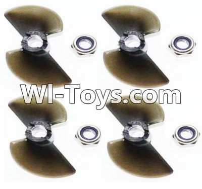 Feilun FT011 Parts-Rotor blades(4pcs)-(Official),Feilun FT011 RC Boat Parts