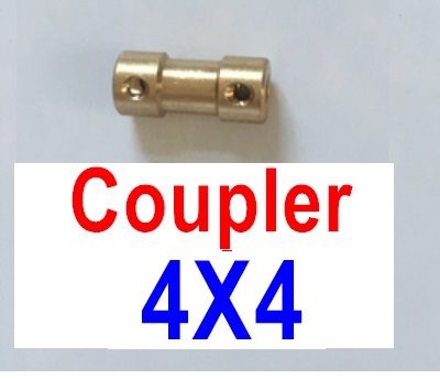 Feilun FT012 Parts-Coupler-4X4mm-Golden,Feilun FT012 Tuning Parts Feilun FT012 Mods Parts,