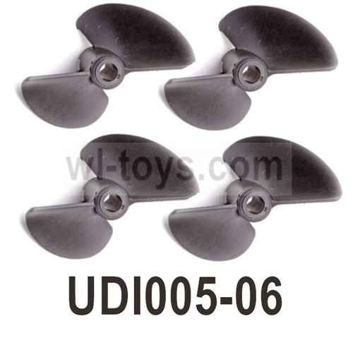 UDI Arrow UDI005 RC Boat Propellers Parts,Rotor blades.UDI005-06. Total 4pcs. UDI RC UDI005 RC Boat Spare Accessories.