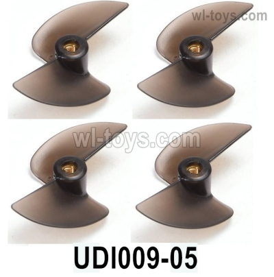 UDI Rapid UDI009 RC Boat Propellers Parts,Rotor blades. UDI009-05. Total 4pcs.UDI RC Rapid UDI009 RC Boat Replace Accessories.