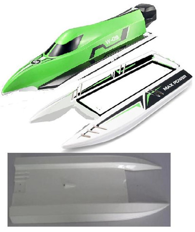Wltoys WL915 Boat Parts-The Upper body shell cover-Green & The Middle and Bottom body shell cover ,Wltoys WL915 RC Boat spare parts,WL915 Brushless motor RC Racing boat Accessories
