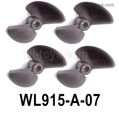 Wltoys WL916 SwordFish Parts Propellers,WL915-A-07.Rotor blades.4pcs.Wltoys WL916 RC Boat Spare Accessories.