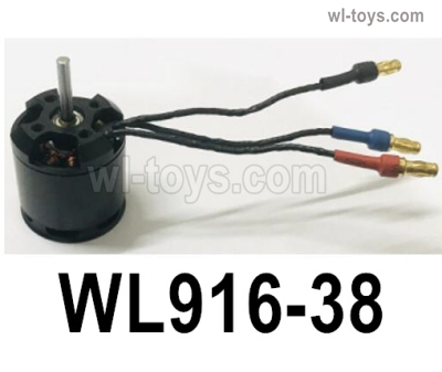 Wltoys WL916 Parts Brushless motor,WL916-38.11.1V 2216 KV3400 motor, silicone cable with banana male plug.Wltoys WL916 RC Boat Spare Accessories.