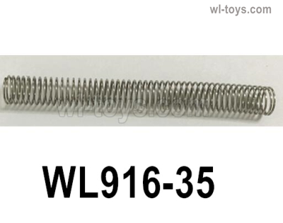 Wltoys WL916 Parts Compression spring.WL916-35. The size of the compression spring is 0.5*7.2*65*50 circles..Wltoys WL916 RC Boat Spare Accessories.
